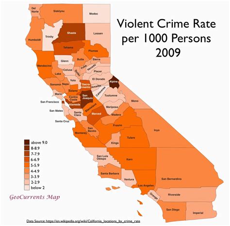 Low violent <strong>crime</strong> rank: 6. . Crime rates in california 2022